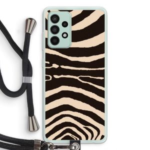 Arizona Zebra: Samsung Galaxy A52s 5G Transparant Hoesje met koord