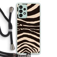 Arizona Zebra: Samsung Galaxy A52s 5G Transparant Hoesje met koord