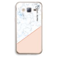Marmer in stijl: Samsung Galaxy J3 (2016) Transparant Hoesje