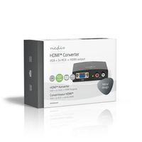 Nedis HDMI-Converter | VGA Female / 2x RCA Female | HDMI Output | 1 stuks - VCON3454AT VCON3454AT - thumbnail