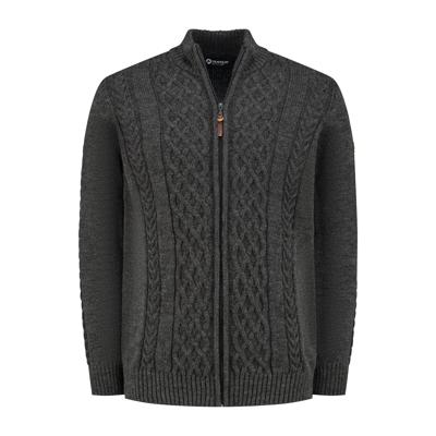 Travelin&apos; Men - mock neck - Donker antraciet - Maat M