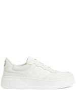 Gucci baskets GG Supreme 55 mm en cuir - Blanc