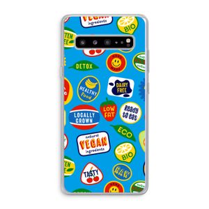 Fruitsticker: Samsung Galaxy S10 5G Transparant Hoesje