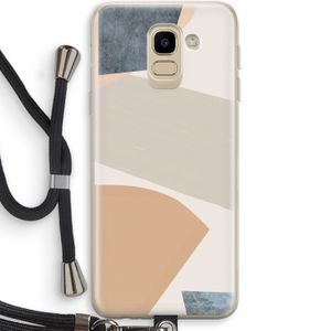 Formo: Samsung Galaxy J6 (2018) Transparant Hoesje met koord