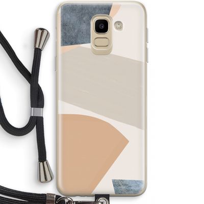 Formo: Samsung Galaxy J6 (2018) Transparant Hoesje met koord