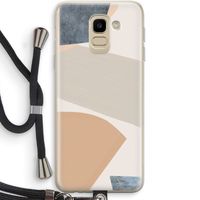 Formo: Samsung Galaxy J6 (2018) Transparant Hoesje met koord