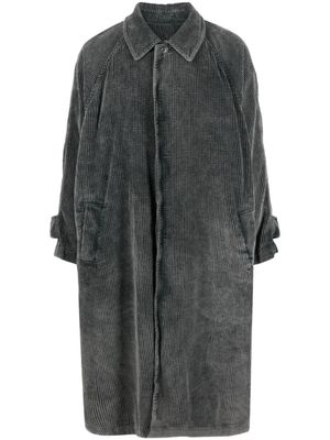 Uma Wang trench en velours côtelé - Gris