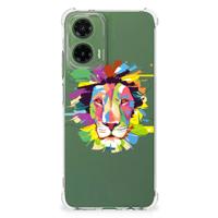 Motorola Moto G35 Stevig | Bumper Hoesje | Lion Color