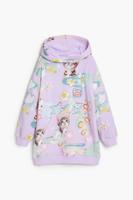 Jurk met capuchon en kattenprint - RED - 9/10