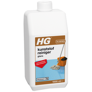 HG Kunststof vloeren glansreiniger voedend (vloeibare glanszeep) (HG product 78) 1 liter