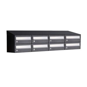 Allux Hive Set 4-Breed, 2-Hoog Met Dak Zwart - 40030070_4x2d