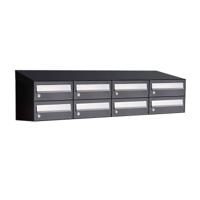 Allux Hive Set 4-Breed, 2-Hoog Met Dak Zwart - 40030070_4x2d