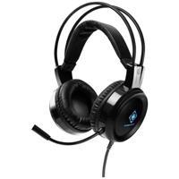 DELTACO GAMING DH110 Over Ear headset Gamen Kabel Stereo Zwart - thumbnail