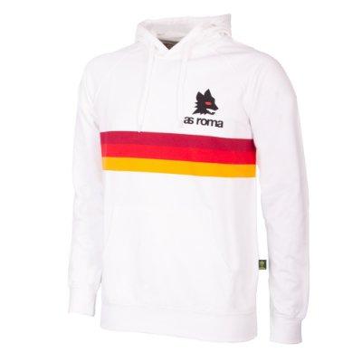 COPA Football - AS Roma Stripes Hooded Sweater - Wit