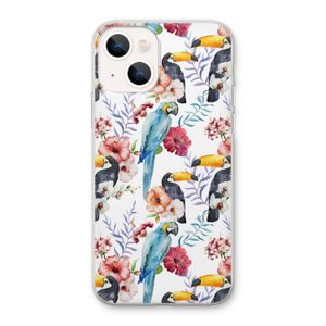 Bloemen tukan: iPhone 13 Transparant Hoesje
