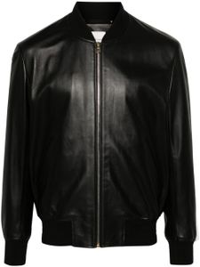 Paul Smith veste bomber en cuir - Noir