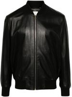 Paul Smith veste bomber en cuir - Noir - thumbnail