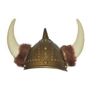 Stoere viking verkleed helm de luxe