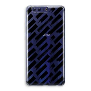 Zwarte vegen: Honor 9 Transparant Hoesje
