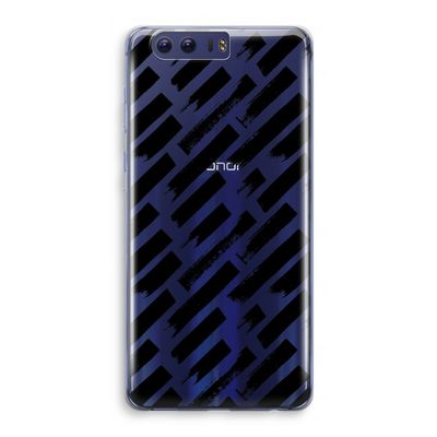 Zwarte vegen: Honor 9 Transparant Hoesje