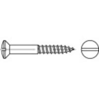 TOOLCRAFT TO-5445960 Bolverzonken houtschroeven 3 mm 30 mm Sleuf DIN 95 Messing 200 stuk(s)