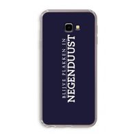 Blijve plakken in Negenduust: Samsung Galaxy J4 Plus Transparant Hoesje Blijve plakken in Negenduust: Samsung Galaxy J4 Plus Transparant Hoesje