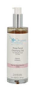 The Organic Pharmacy Rose Facial Cleansing Gel 100ml Make-up verwijderaar en reiniger