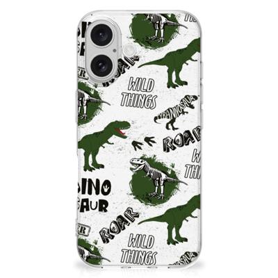 TPU Hoesje voor iPhone 16 Dinosaurus