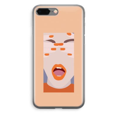 Surprise: iPhone 8 Plus Transparant Hoesje
