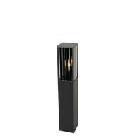 QAZQA Moderne staande buitenlamp zwart 80 cm IP44 - Dijon - thumbnail