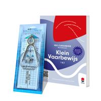 Cursusboek Klein Vaarbewijs 1 en 2 met 800 Oefenvragen 2025 en Koersplotter met Kaartpasser Cursusboek Klein Vaarbewijs 1 en 2 met 800 Oefenvragen 2025 en Koersplotter met Kaartpasser