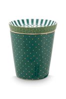 Pip Studio Royal Stripes Mok Stippen & Theetip Groen
