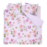 Cinderella Vivienne dekbedovertrek - 2-persoons (200x200/220 cm + 2 slopen) - Katoen satijn - Lilac - thumbnail