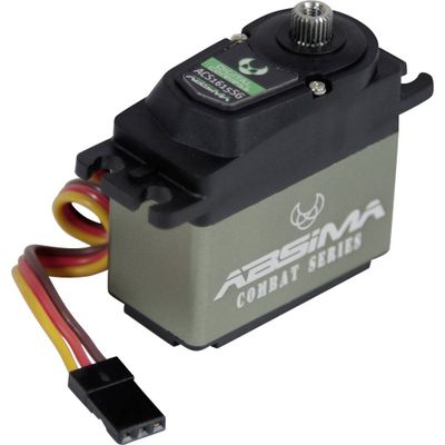Absima Standaard servo ACS1615SG Digitale servo Stekkersysteem: JR Absima Standaard servo ACS1615SG Digitale servo Stekkersysteem: JR