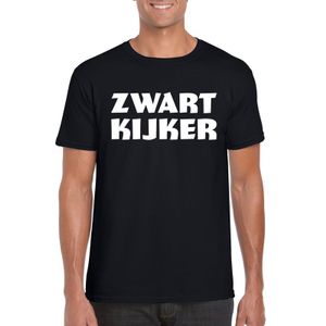 Zwartkijker heren T-shirt zwart