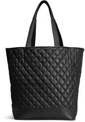 MUUD Betsy XL Black - Handgemaakt leren shopper 43x46x43cm