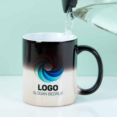 Gepersonaliseerde warmtegevoelige mok voor bedrijven Gepersonaliseerde warmtegevoelige mok voor bedrijven
