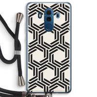 Geometrisch patroon: Huawei Mate 10 Pro Transparant Hoesje met koord