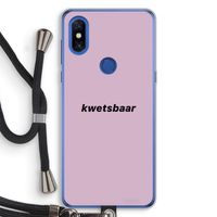 kwetsbaar: Xiaomi Mi Mix 3 Transparant Hoesje met koord