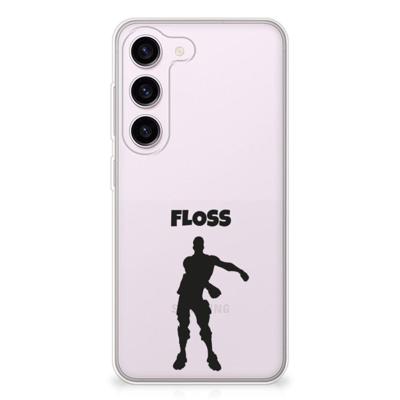 Samsung Galaxy S23 Telefoonhoesje met Naam Floss Samsung Galaxy S23 Telefoonhoesje met Naam Floss