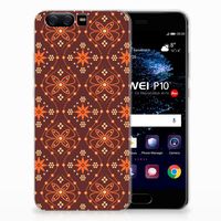 Huawei P10 TPU bumper Batik Brown - thumbnail