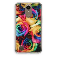 Neon bloemen: LG K10 (2017) Transparant Hoesje