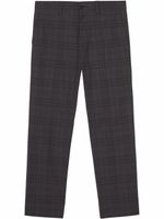 Burberry pantalon de costume à carreaux - Gris