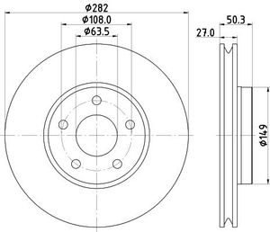 Remschijf 8DD355132021