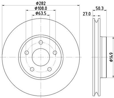Remschijf 8DD355132021
