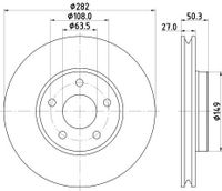 Remschijf 8DD355132021