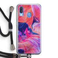 Earth And Ocean: Samsung Galaxy A40 Transparant Hoesje met koord Earth And Ocean: Samsung Galaxy A40 Transparant Hoesje met koord