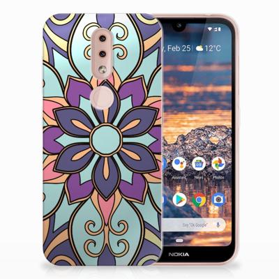 Nokia 4.2 | TPU Case | Purple Flower