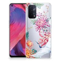 OPPO A93 5G | TPU Hoesje | Bird Flowers