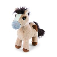 Nici Mystery Hearts Pony/paard Loretta  pluche knuffel - beige - 25 cm   - - thumbnail